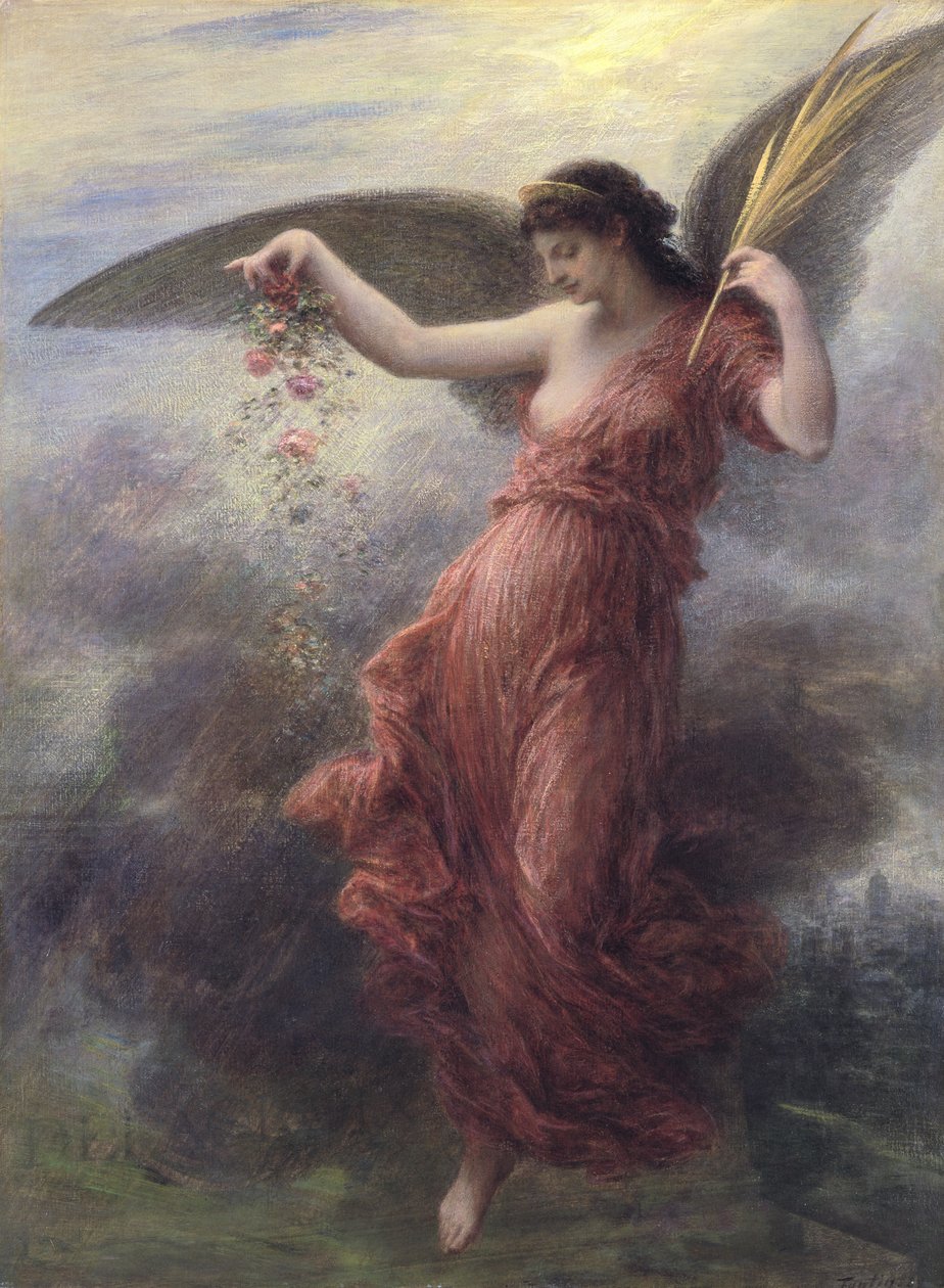 Onsterfelijkheid door Ignace Henri Jean Fantin Latour