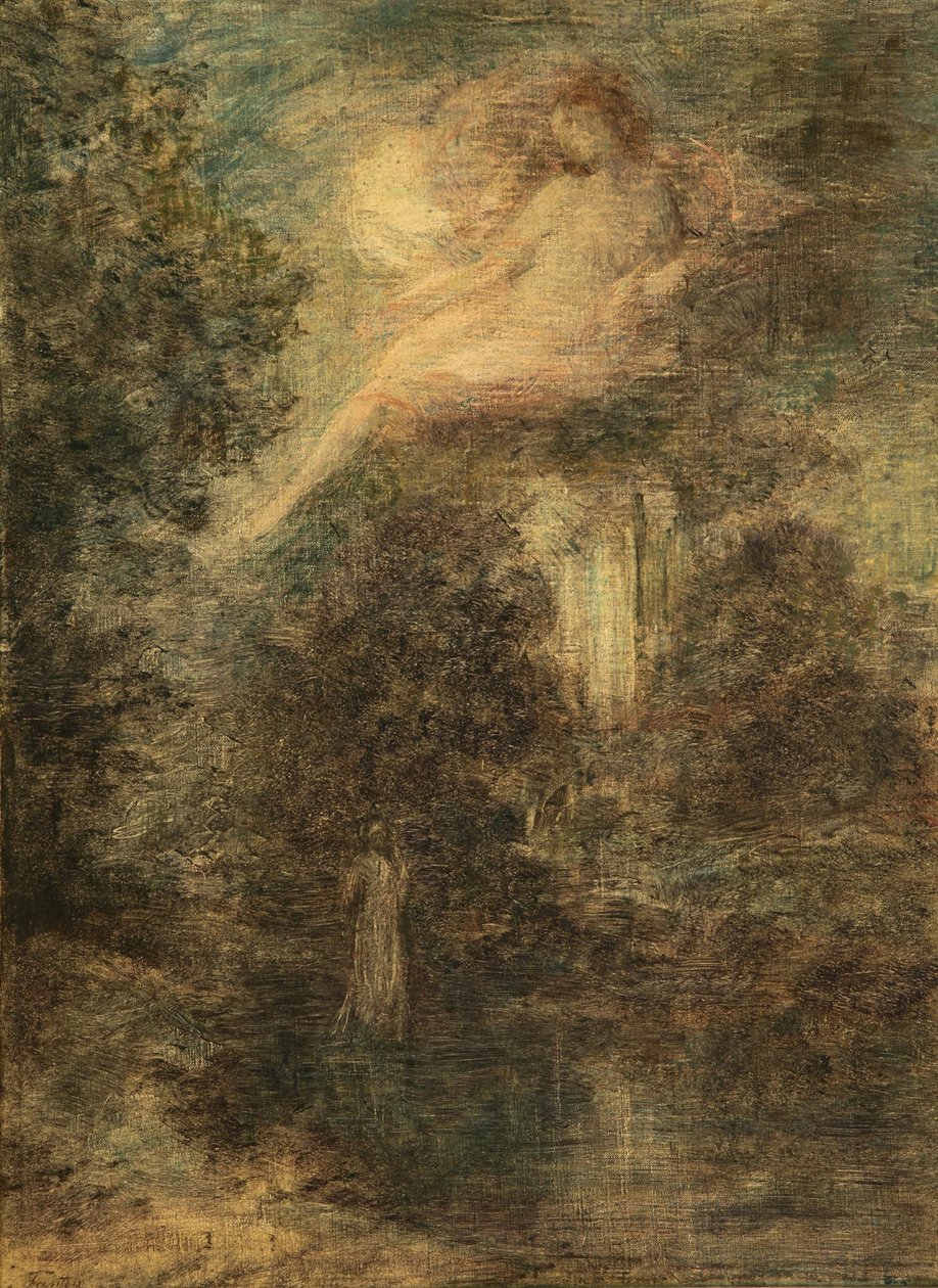 Eenzaamheid door Ignace Henri Jean Fantin Latour