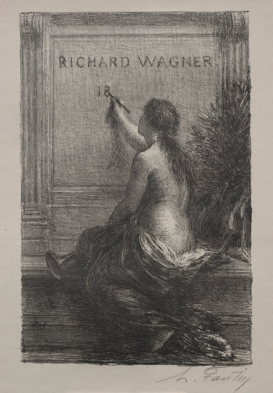 Onsterfelijkheid, 1886 door Ignace Henri Jean Fantin Latour
