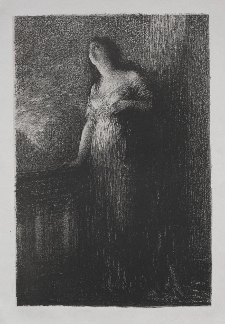 Juliats Aria door Ignace Henri Jean Fantin Latour