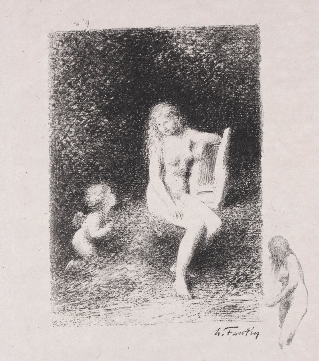 XXI door Ignace Henri Jean Fantin Latour