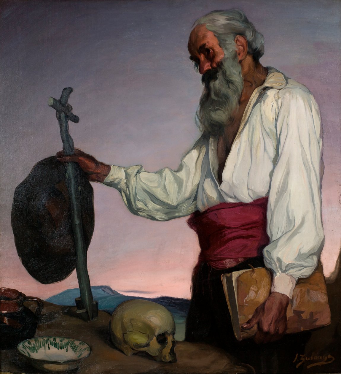 De Kluizenaar door Ignacio Zuloaga