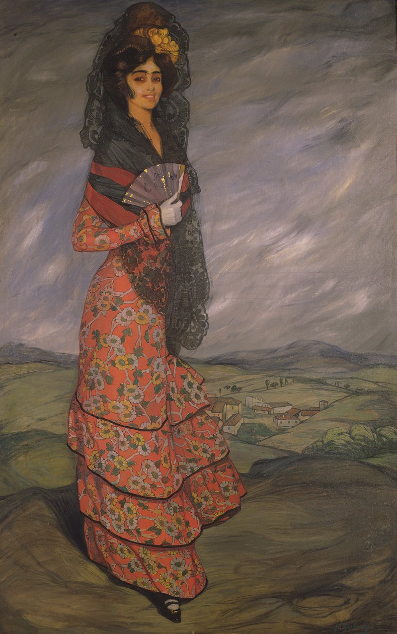 Lola la Gitana door Ignacio Zuloaga y Zabaleta