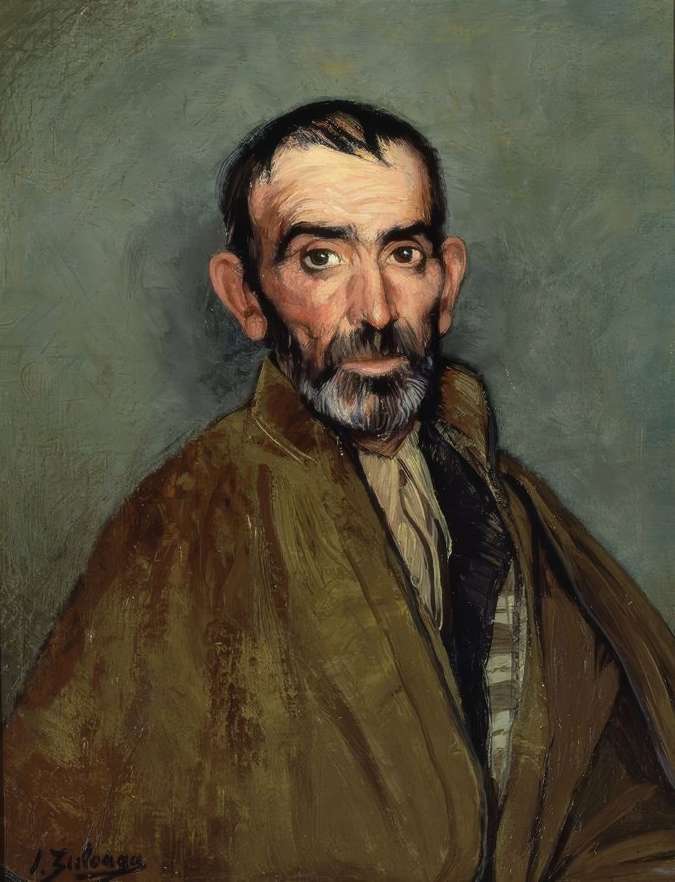 Mannelijk portret door Ignacio Zuloaga y Zabaleta