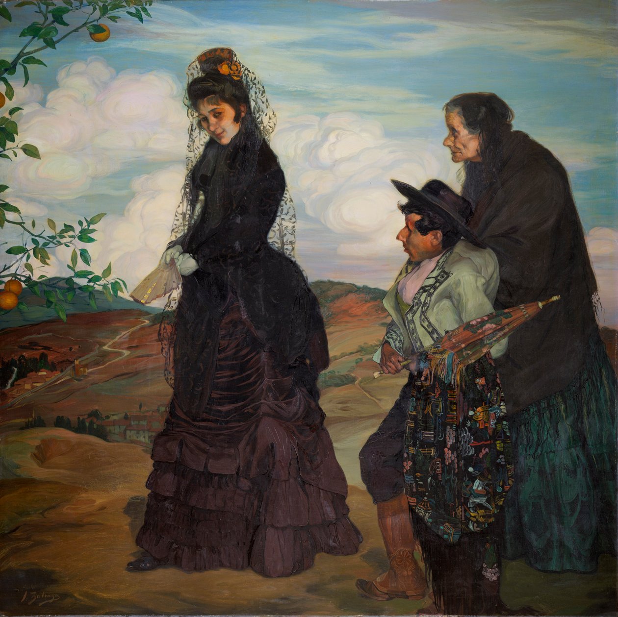 De zigeunerin (La gitana) door Ignacio Zuloaga y Zabaleta