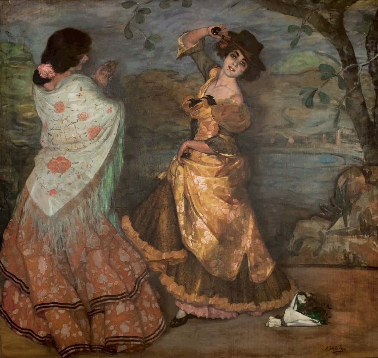 Andalusische dansers door Ignacio Zuloaga y Zabaleto