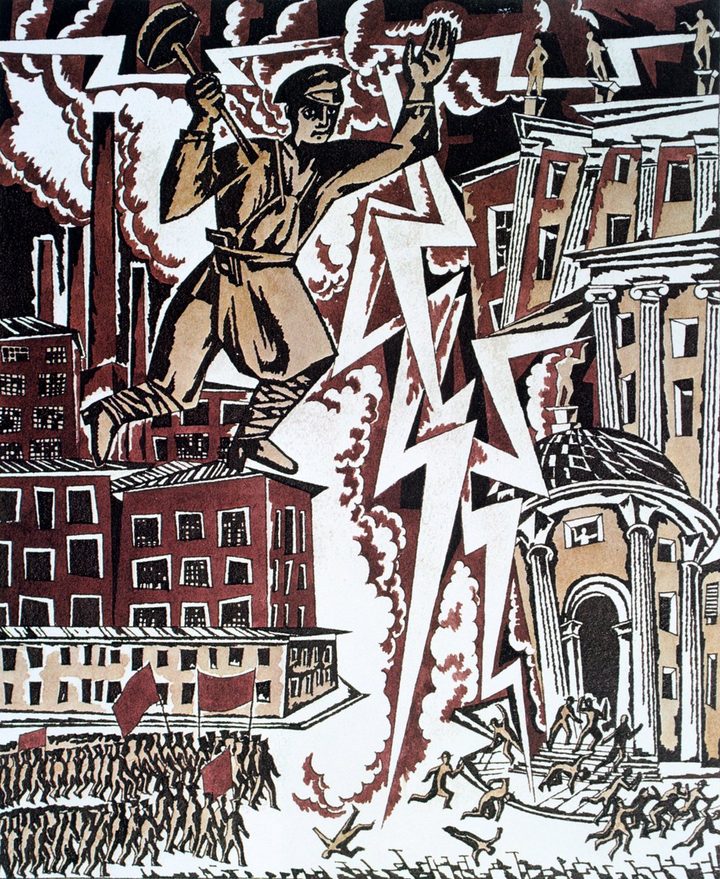 De Rode Bliksem, 1919 door Ignaty Nivinsky