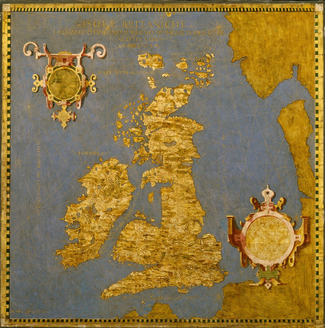 Italiaans: Isole Britanniche Britse Eilanden door Ignazio Danti