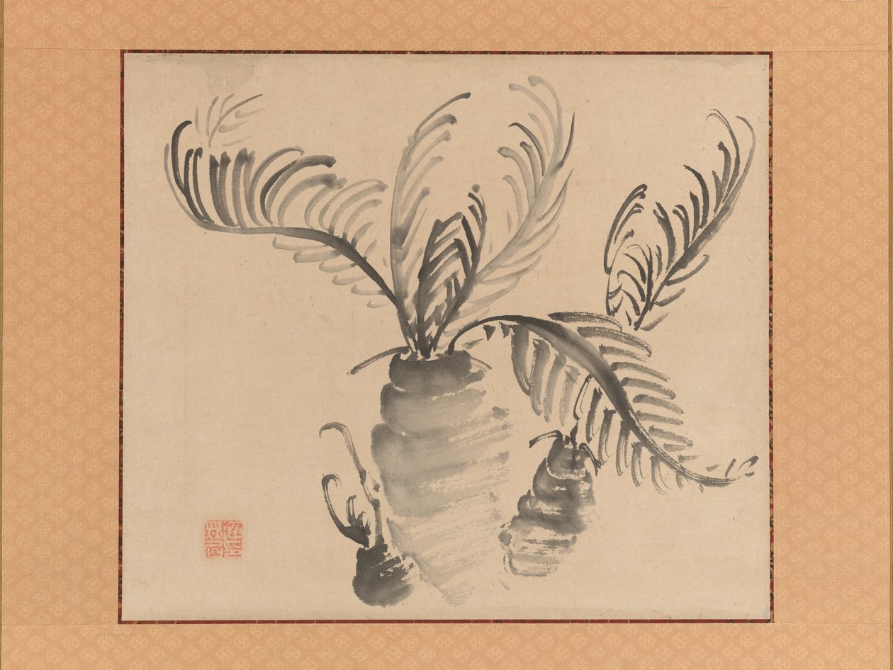 Cycad, midden 18e eeuw door Ike no Taiga