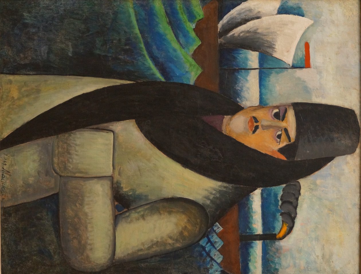 Zelfportret door Ilya Ivanovich Mashkov