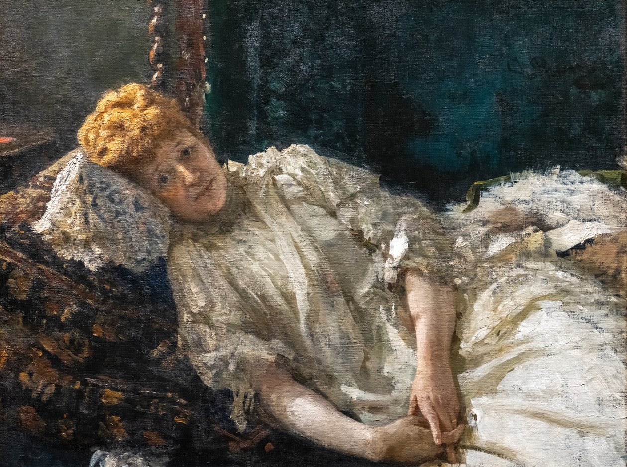 Louise de Riquet, gravin van Mercy-Argenteau door Ilya Efimovich Repin