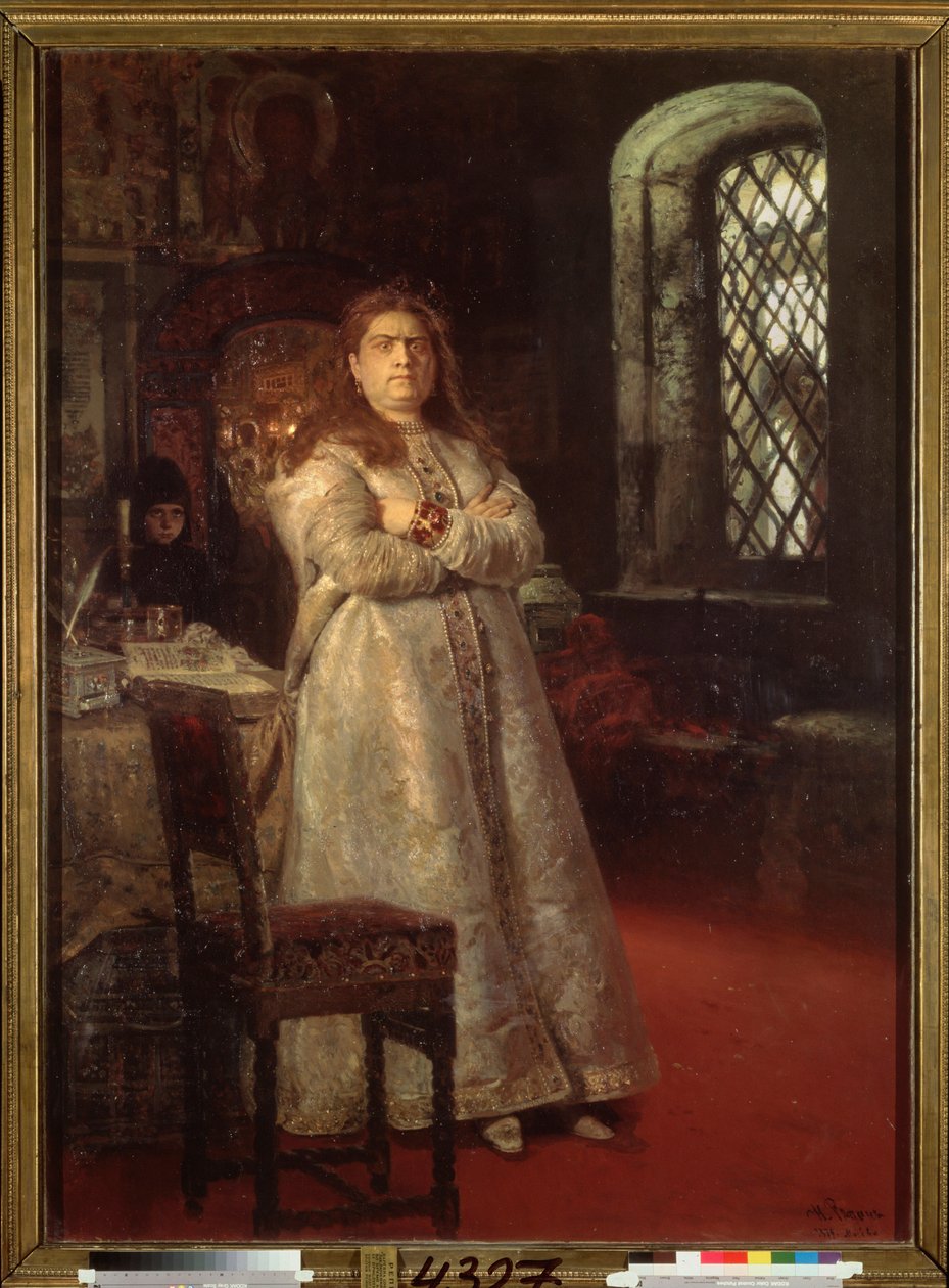 Regentes Sophia door Ilya Efimovich Repin