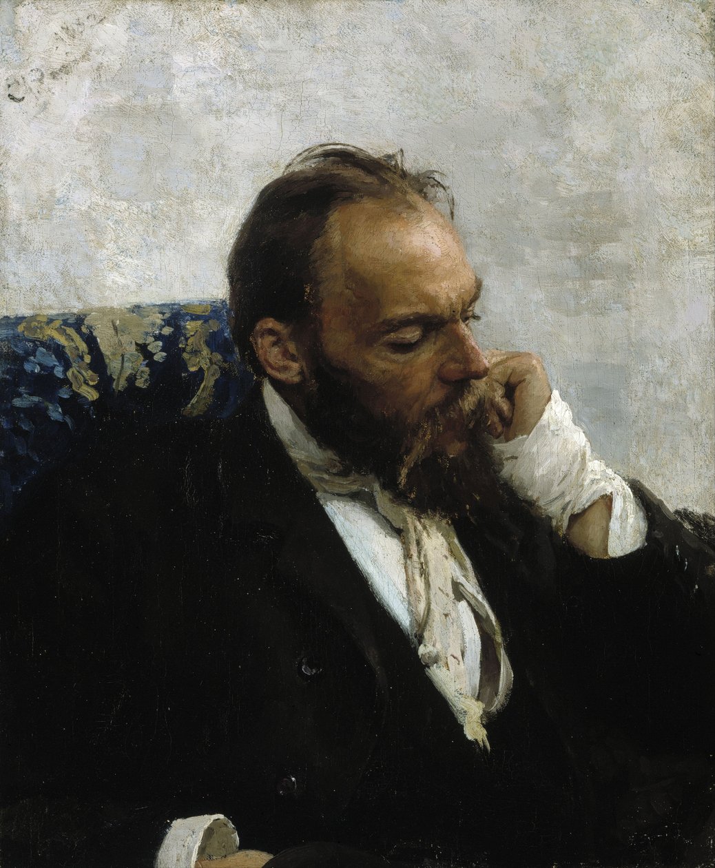 Portret van Professor Ivanov door Ilya Efimovich Repin