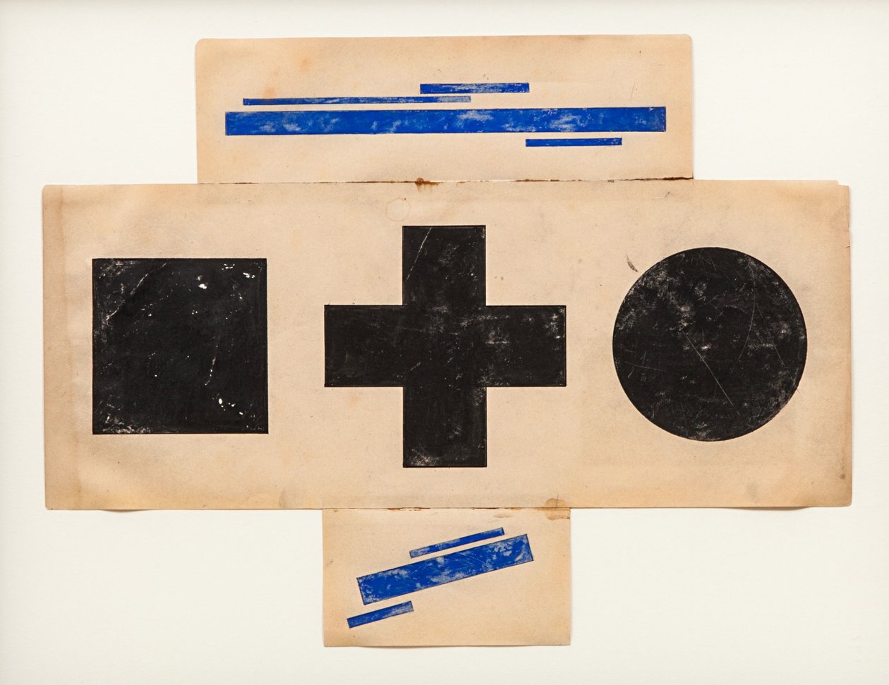 Suprematistisch patroon door Ilya Grigorevich Chashnik