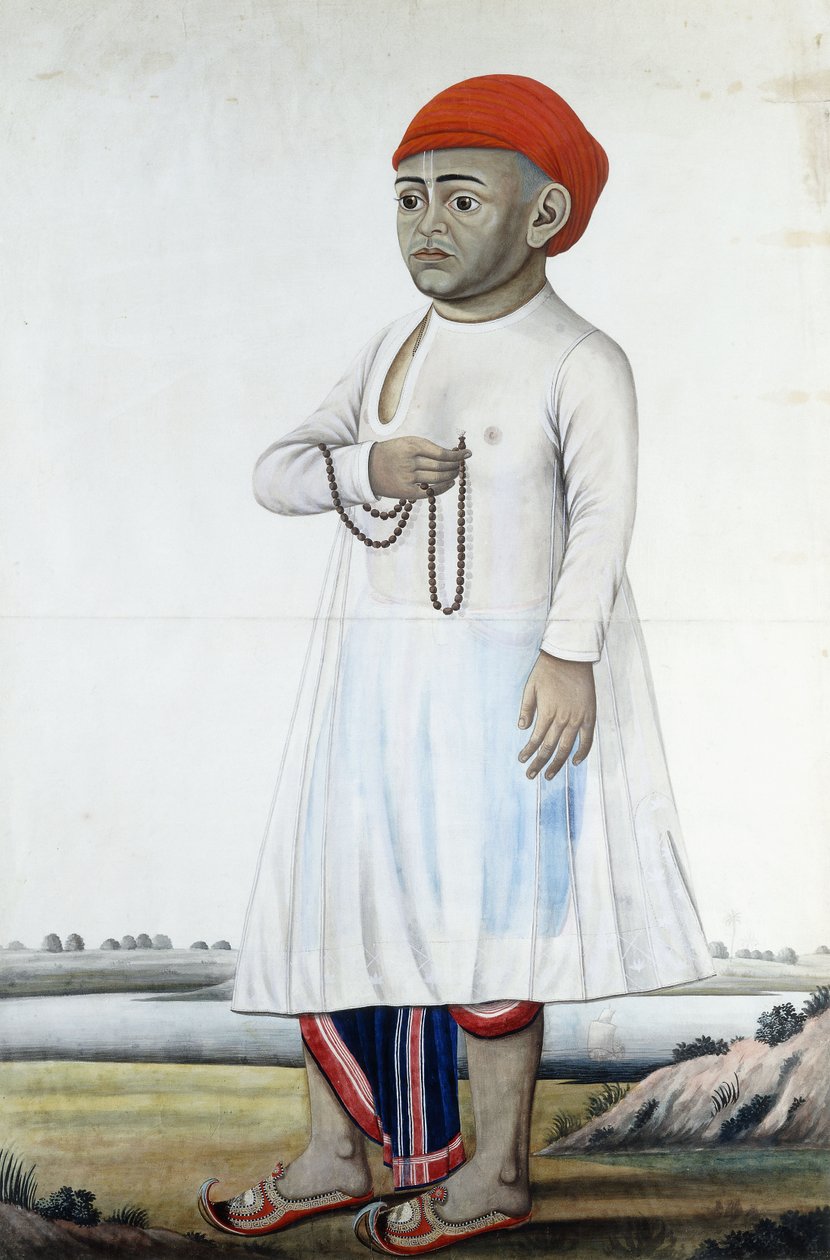 Portret van een notabele, c.1780-1790 door Indian School