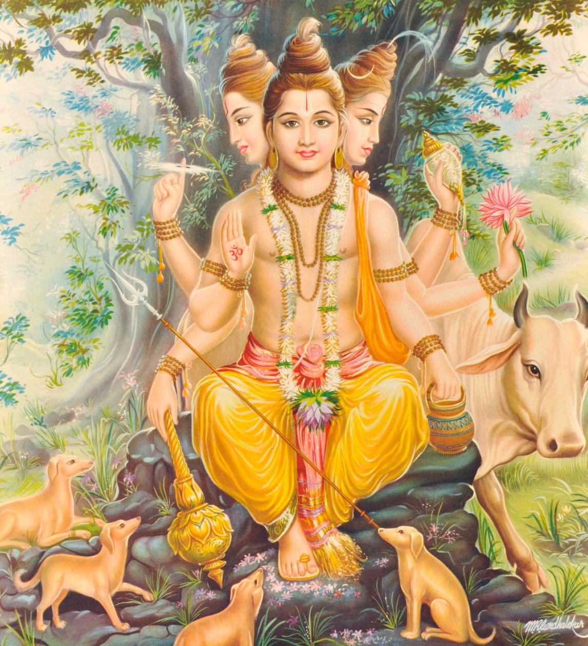 Vishnu door Indian School