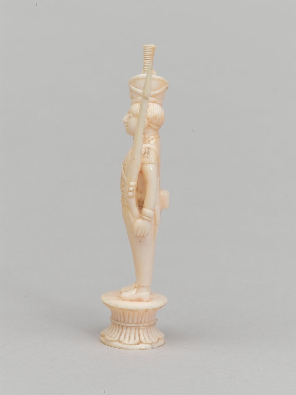 Witte pion, schaakstuk, India, ca. 1820 door Indian School