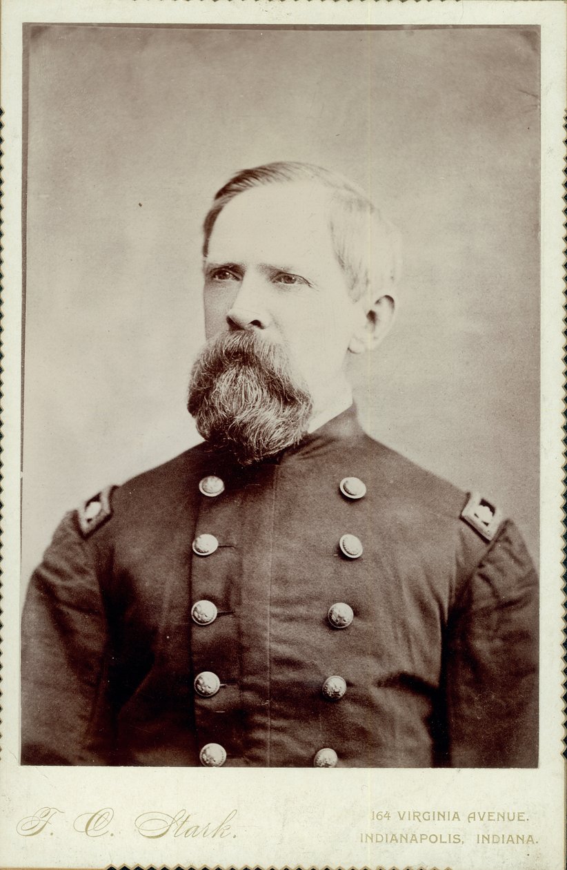 Borstbeeldportret van Thomas Harvey Harris door Indianapolis F.C. Stark
