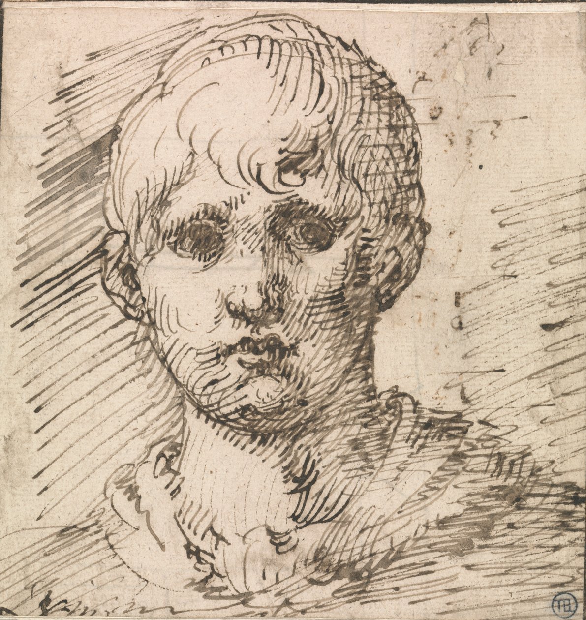 Hoofd van een jongen door Inigo Jones