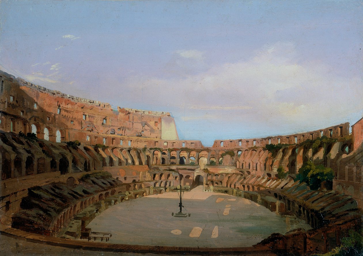 Interieur van het Colosseum door Ippolito Caffi