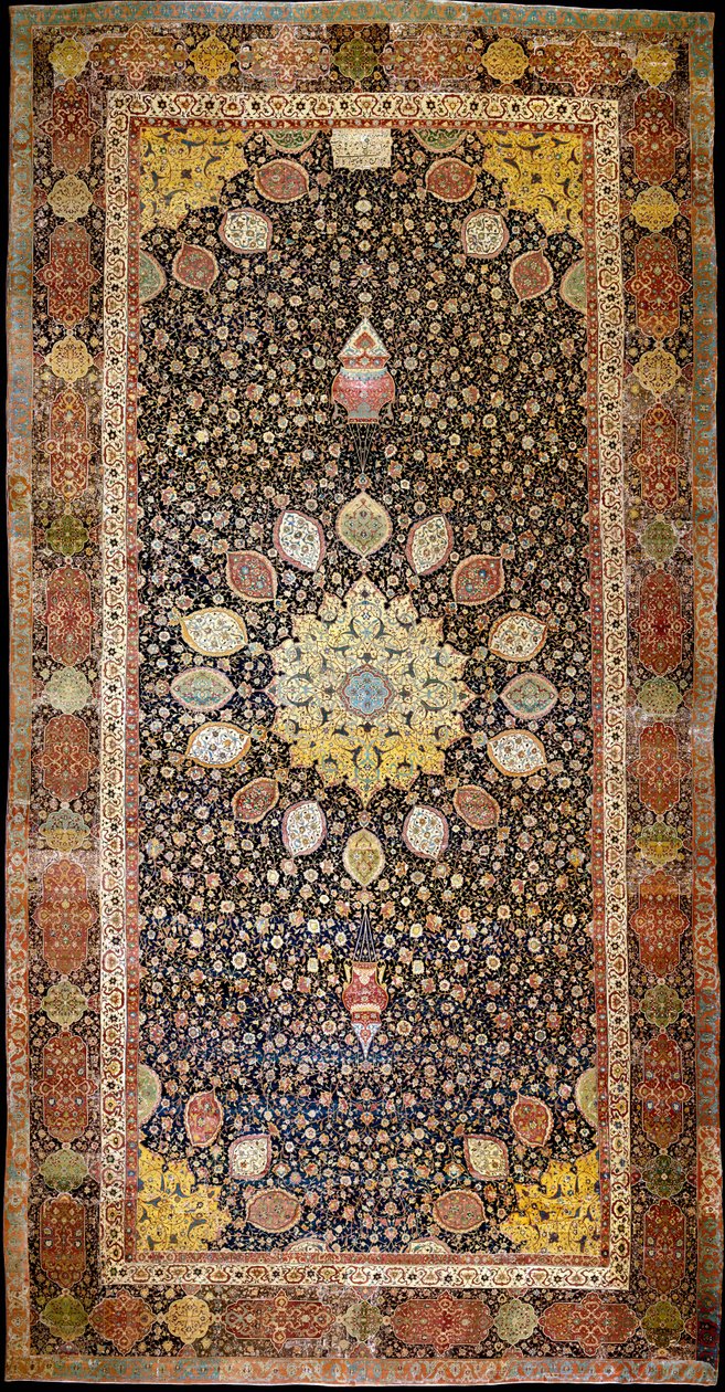 Het Ardabil-tapijt, ca. 1540 door Iranian Master
