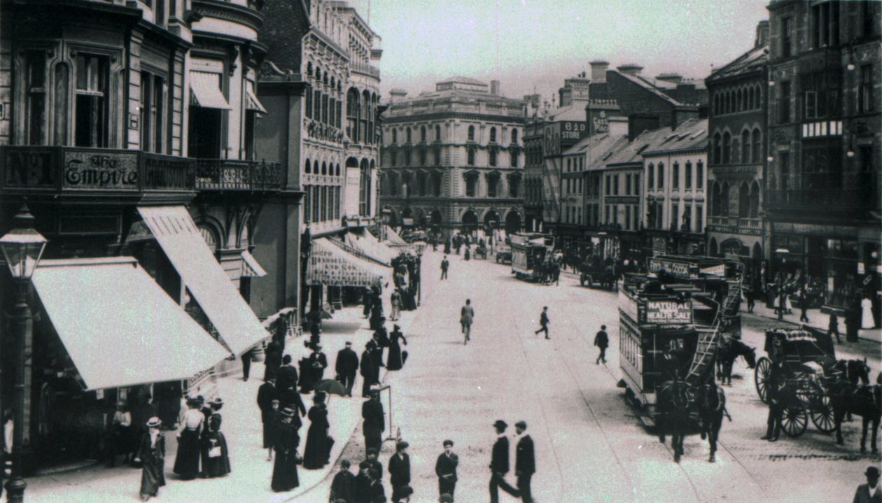 Castle Square, Belfast, ca. 1902 door Irish Photographer