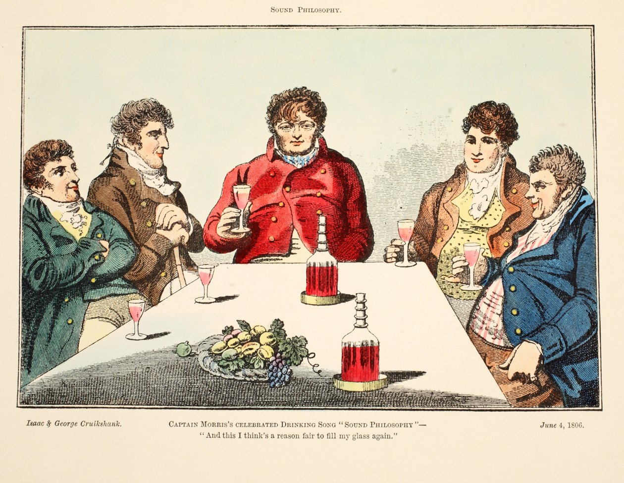 Geluid Filosofie, 1806 door Isaac, Robert and George Cruikshank