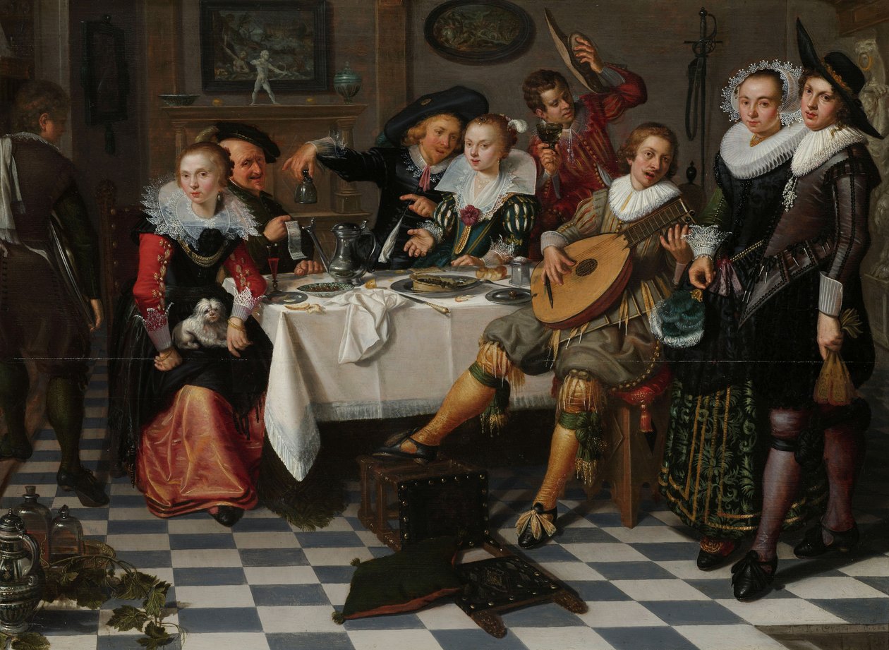 Vrolijk Gezelschap door Isaac Elias
