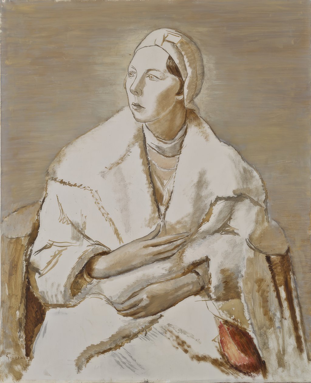 Sigrid Hjertén, portret door Isaac Grünewald
