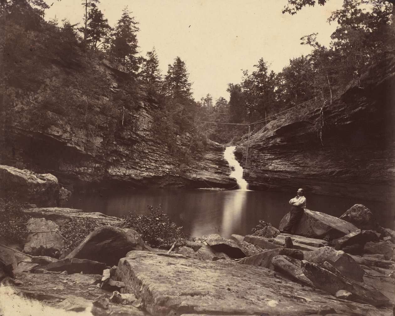 Lula Lake, Lookout Mountain, Georgia door Isaac H. Bonsall