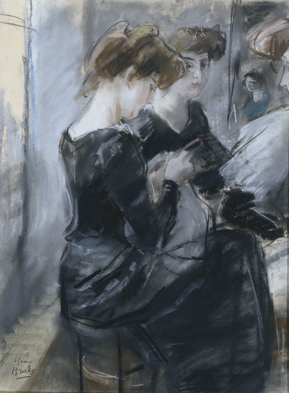 Modistenatelier door Isaac Israels
