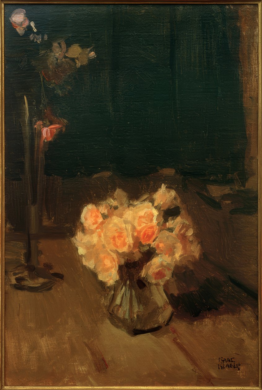 Stilleven met rozen door Isaac Israels