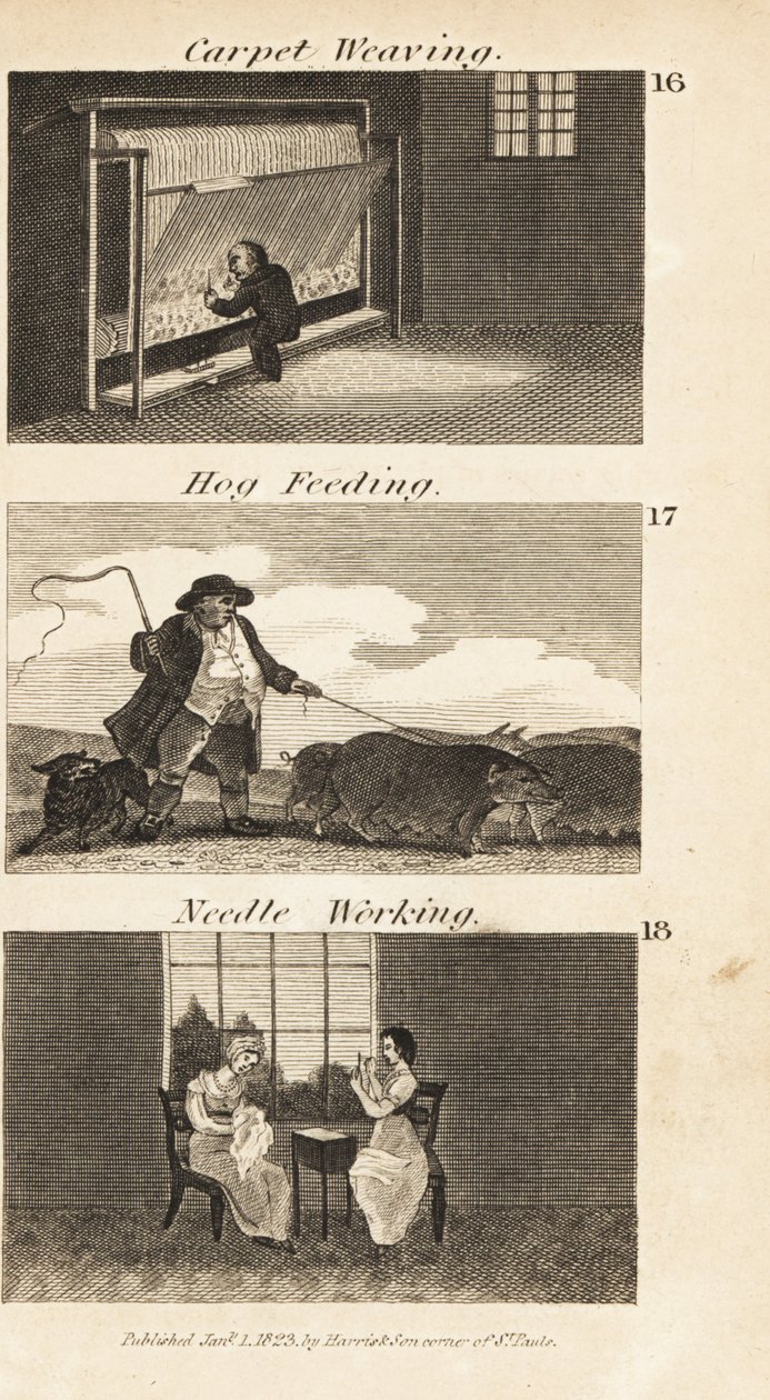 Ambachten in Regency Engeland door Isaac Taylor