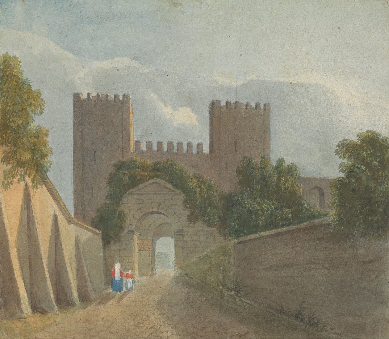Arco di Druso door Isaac Weld