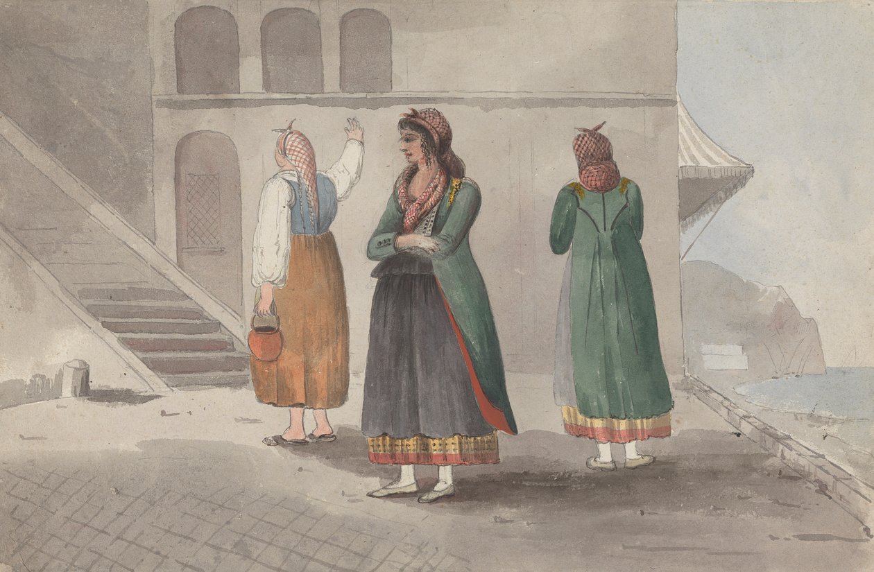 Kostuum in Procida-Napels door Isaac Weld