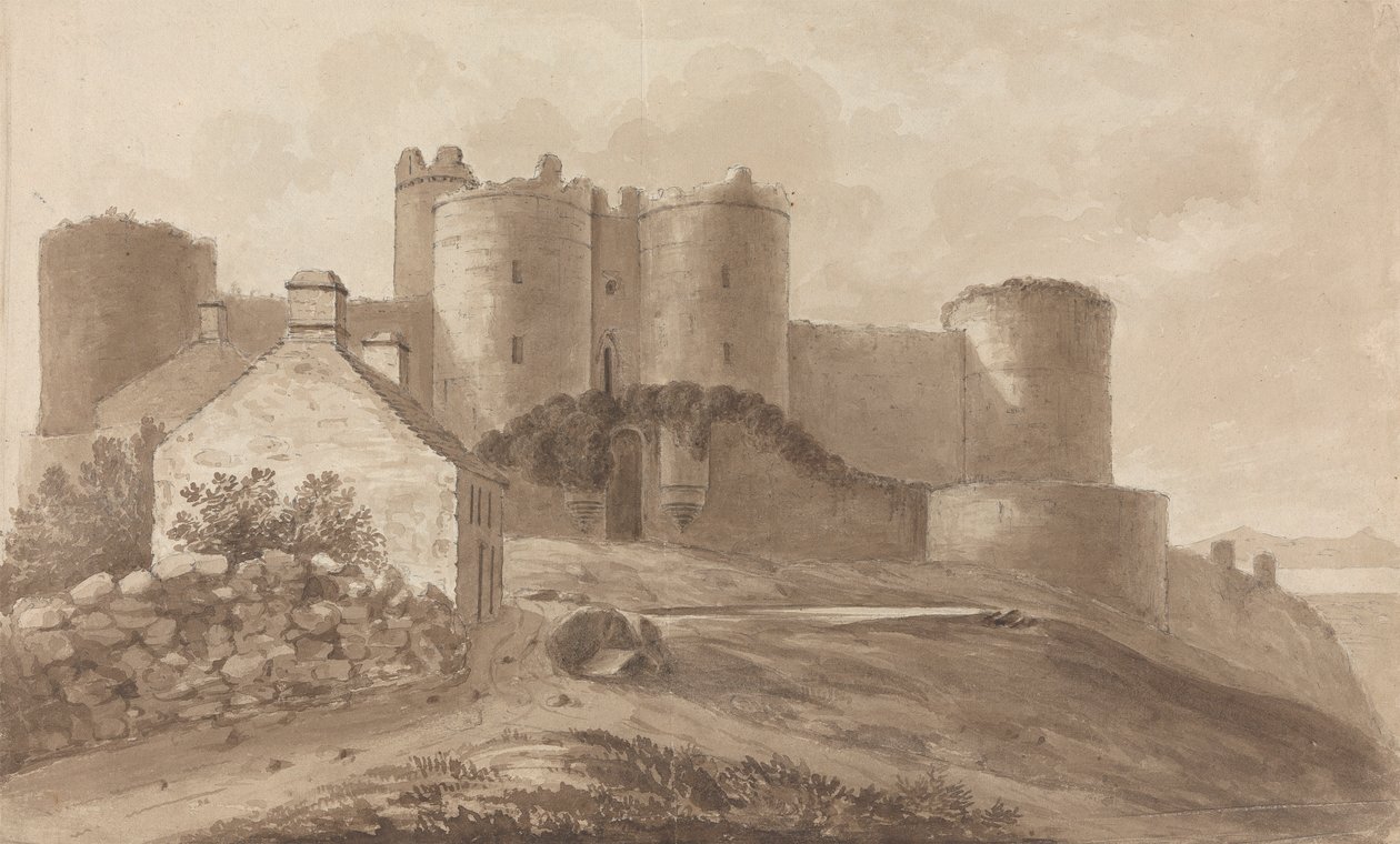 Harlech Castle door Isaac Weld