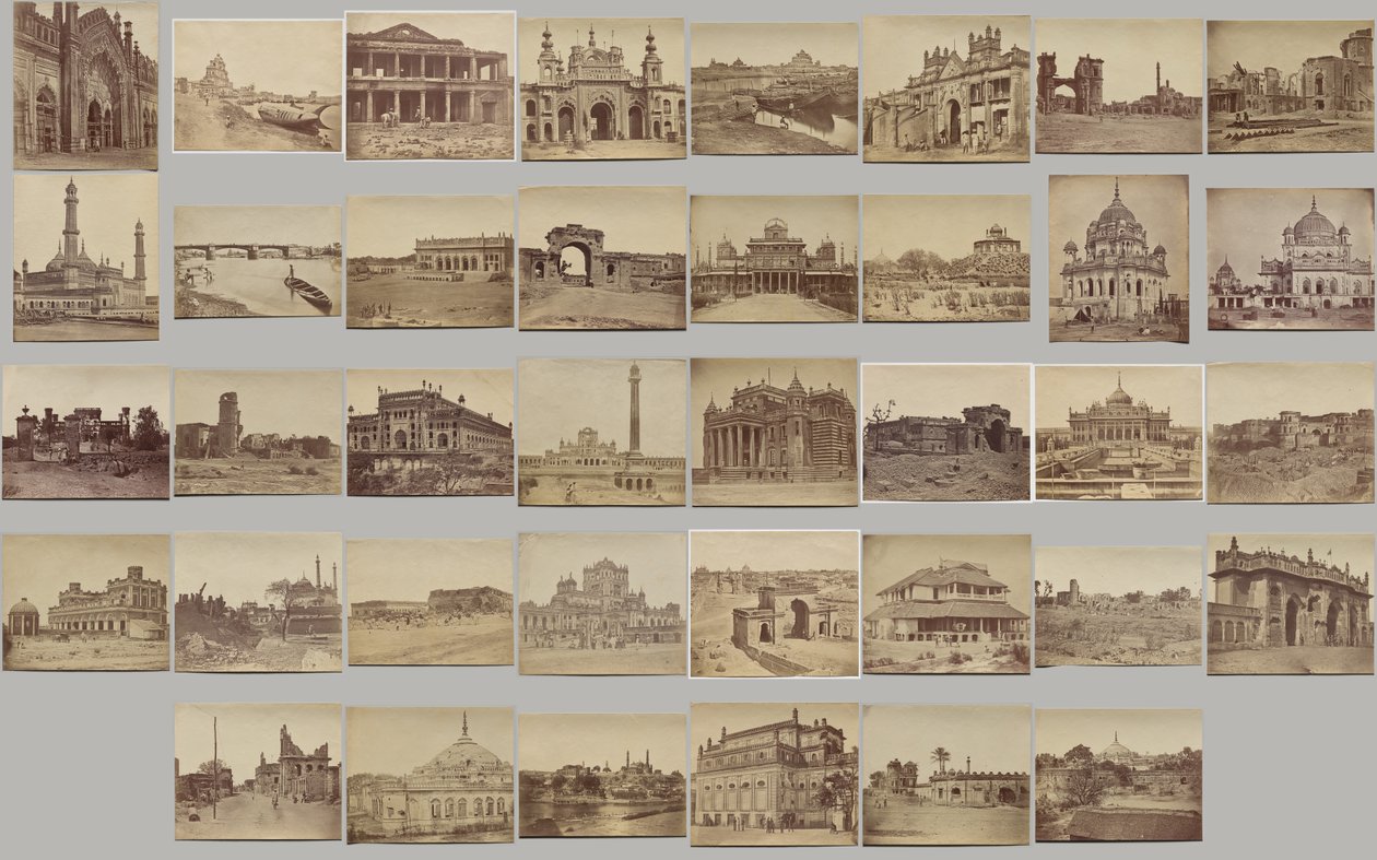 Lucknow na het Beleg door Isaac de Moucheron