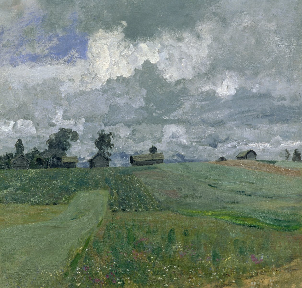 Stormachtige dag, 1897 door Isaak Ilyich Levitan