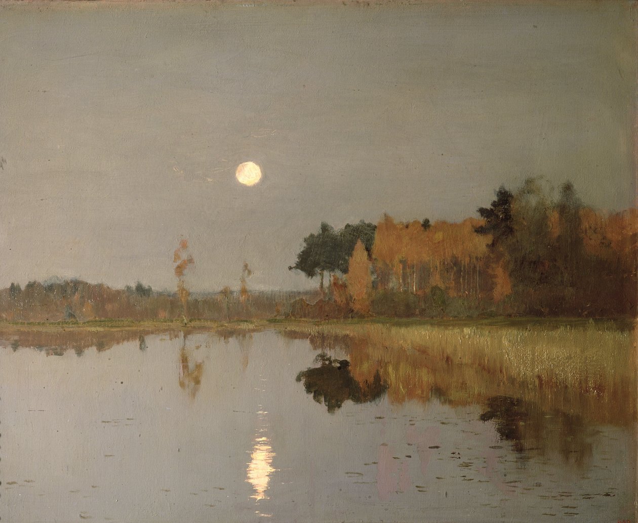 De Schemermaan, 1899 door Isaak Ilyich Levitan