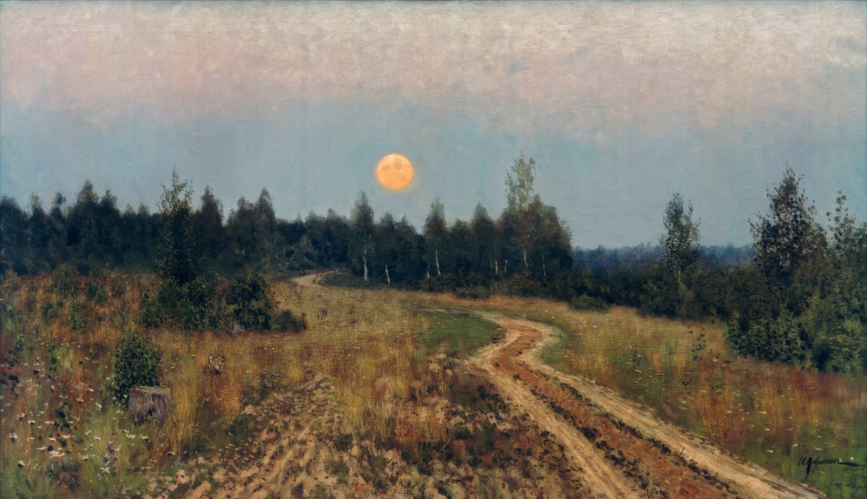 Het stille pad door Isaak Ilyich Levitan