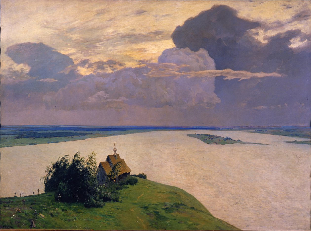 Over eeuwige vrede, 1894 door Isaak Ilyich Levitan