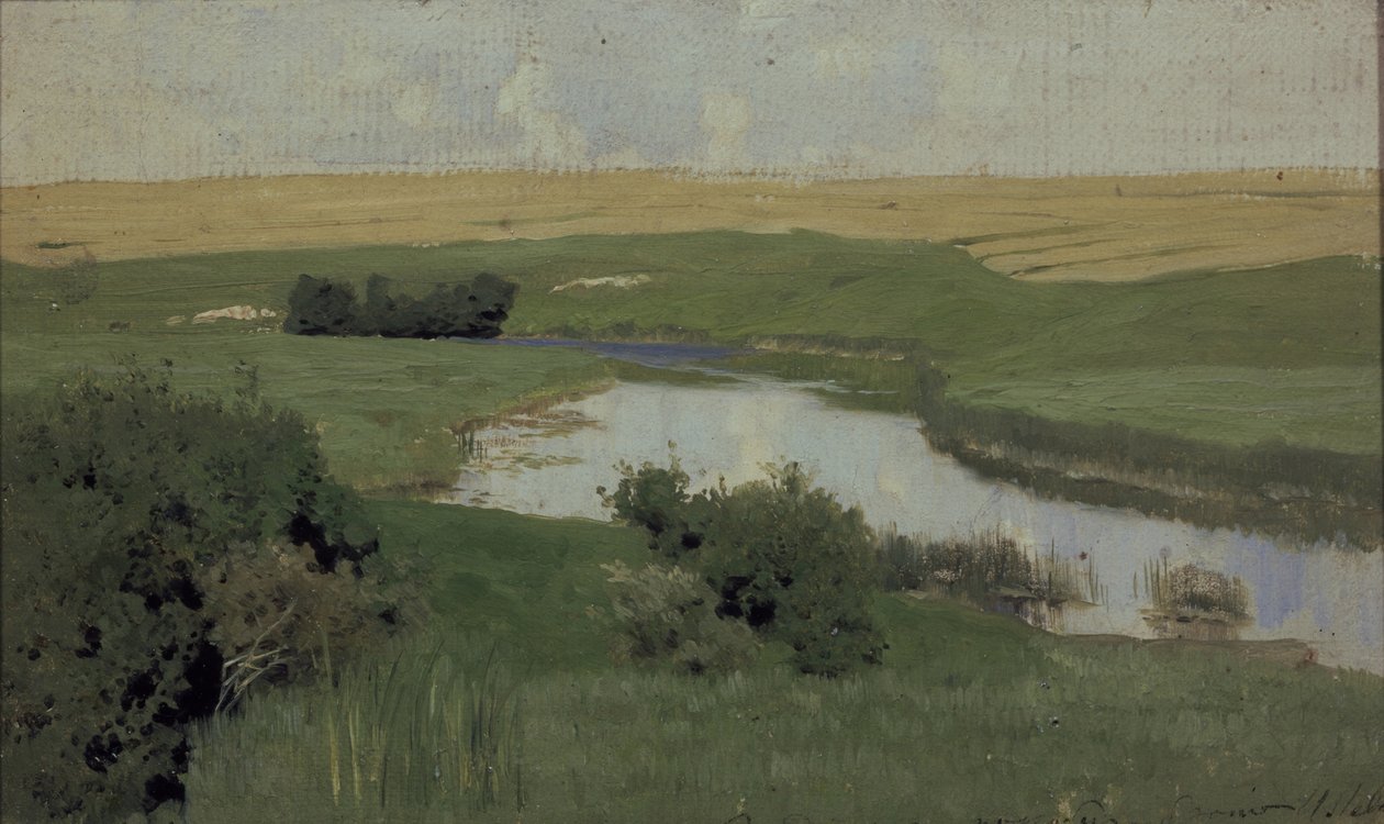 Kleine rivier Istra, 1885-1886 door Isaak Ilyich Levitan