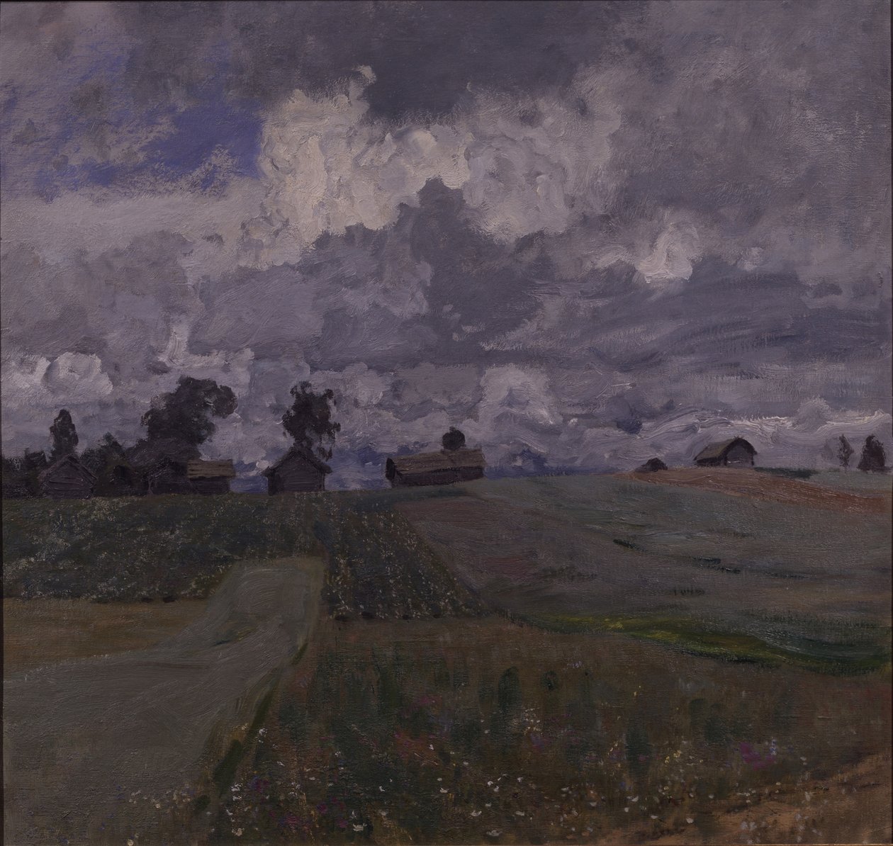 Stormachtige dag, 1897 door Isaak Ilyich Levitan