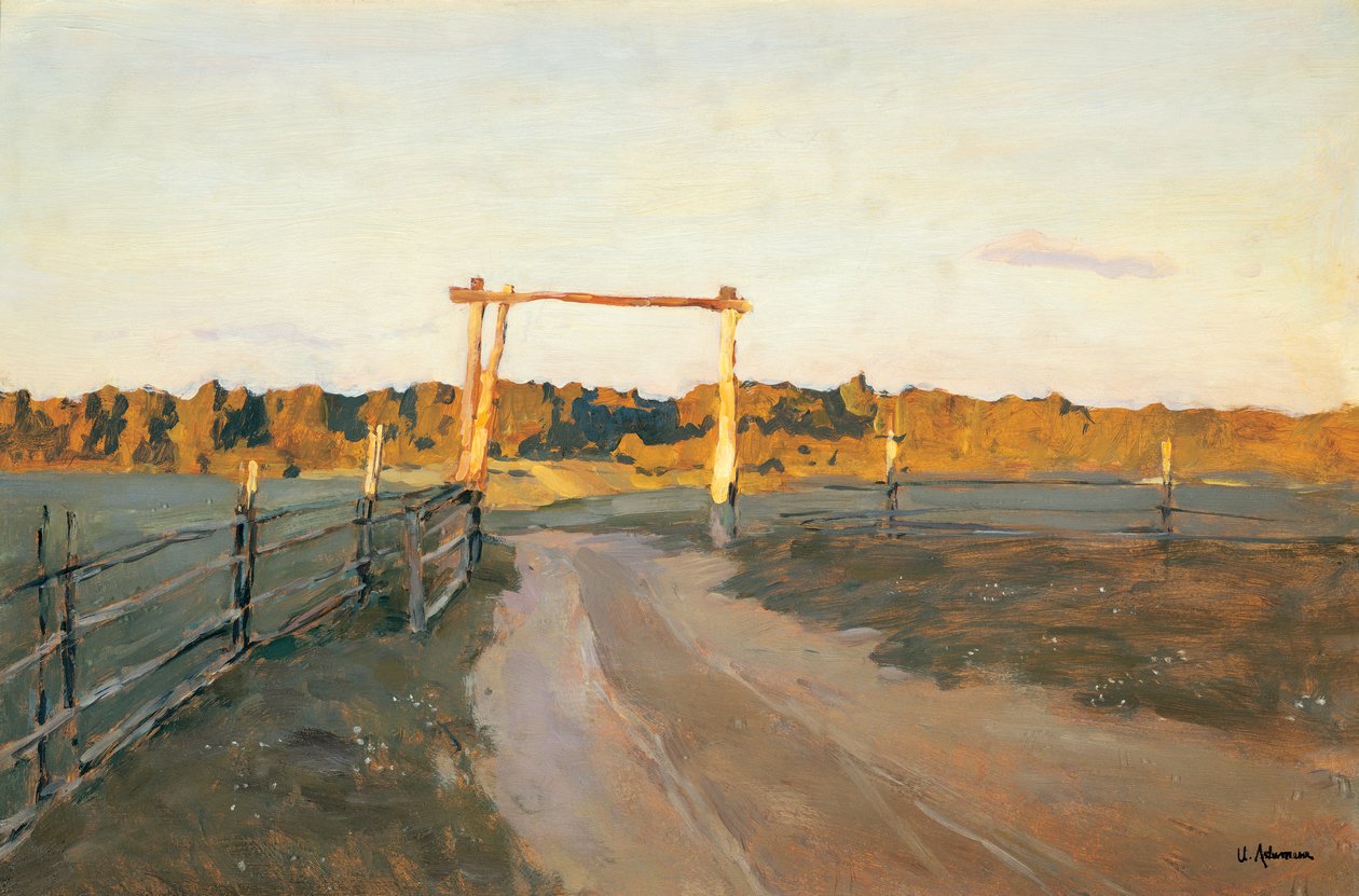 Zomeravond, 1900 door Isaak Ilyich Levitan