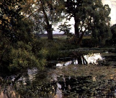 De overwoekerde vijver door Isaak Ilyich Levitan