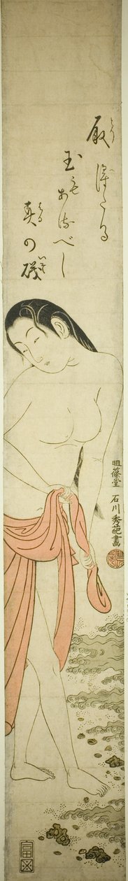 Abalone Duiker door Ishikawa Toyonobu