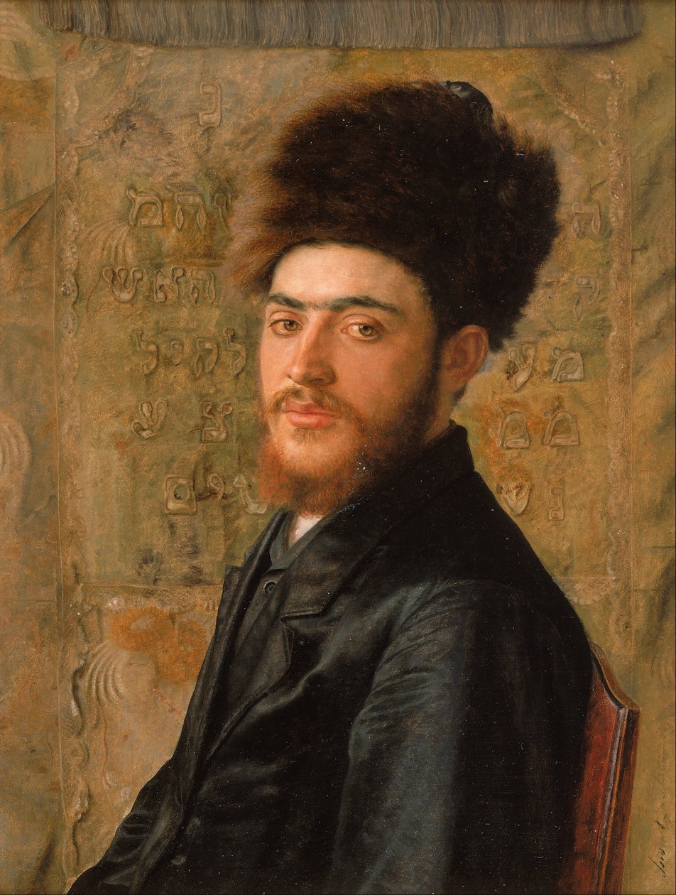 Man met Bontmuts door Isidor Kaufmann