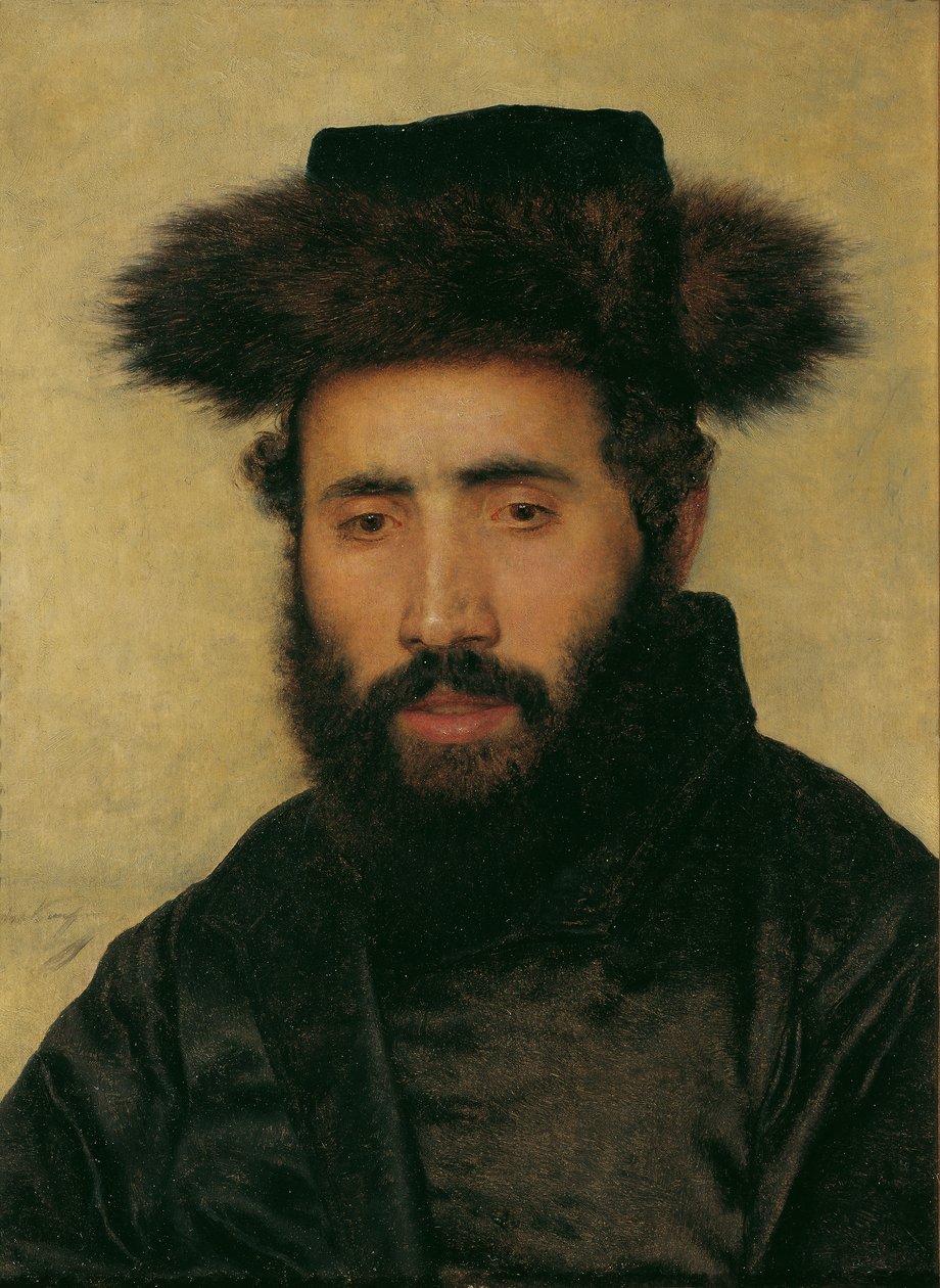 Een rabbijn uit Opper-Hongarije door Isidor Kaufmann
