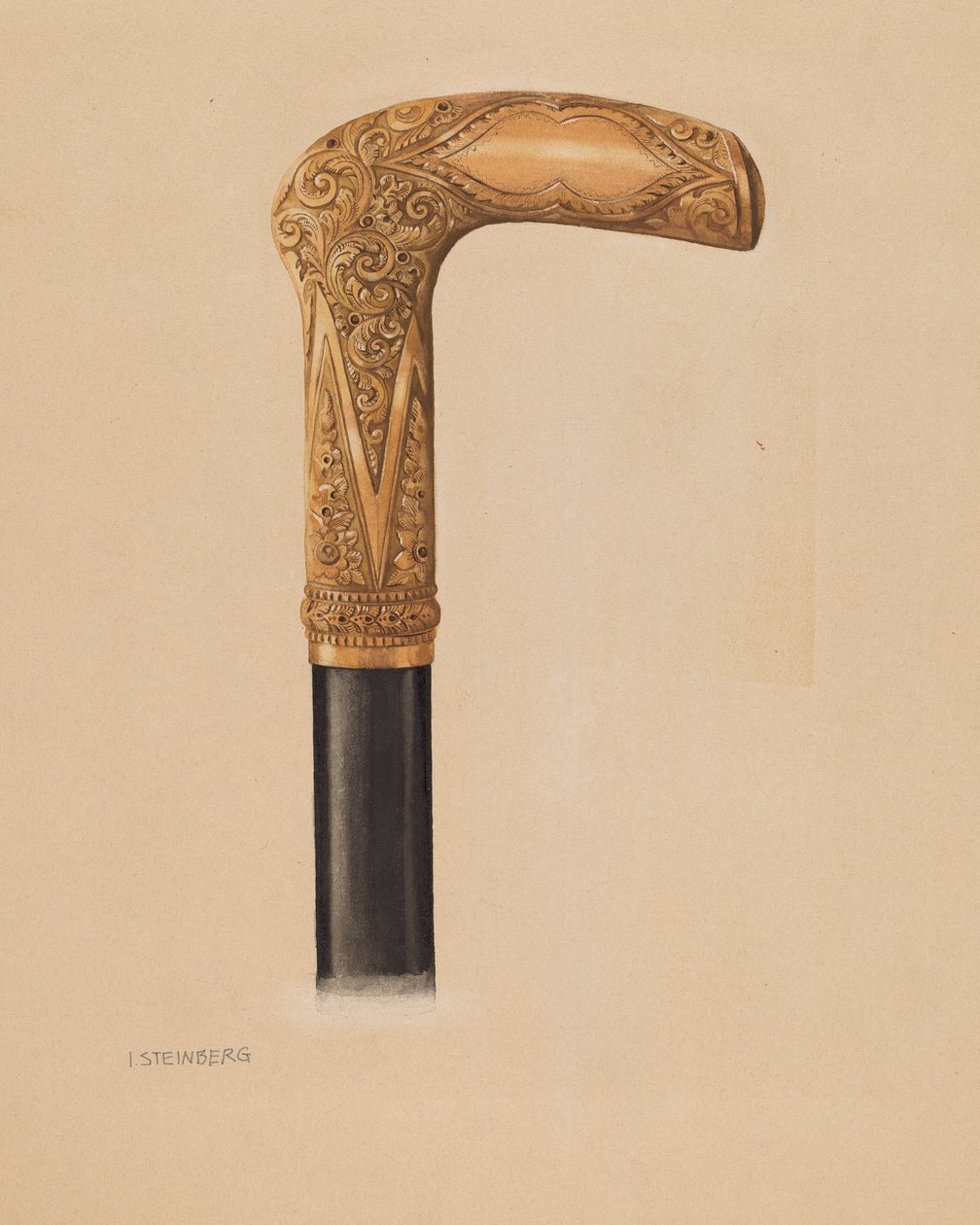 Stokknop door Isidore Steinberg