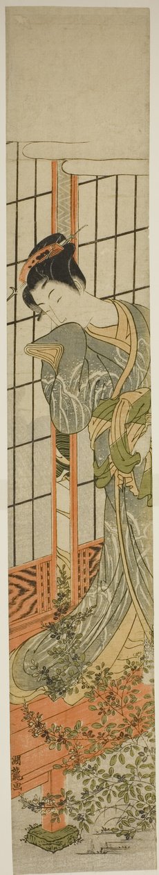 Afluisteren door Isoda Koryusai
